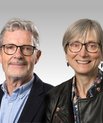 Ole Steen Nielsen fortsætter som prodekan for forskning frem til næste sommer, mens Lise Wogensen Bach med udgangen af året skifter bane og bliver ny prodekan for uddannelse. Foto: Lars Kruse/AU.