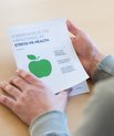 Tag testen i Healths stressfolder og få en indikation på, om du har symptomer på stress. Foto: Health Kommunikation.