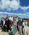 As part of the programme the delegation from Japan was invited for a tour in Mols Bjerge.