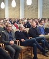 Aulaen var knap fyldt op med medarbejdere fra Health, som var kommet for at høre om den interne problemanalyses konsekvenser på fakultetet.