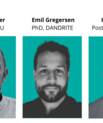 The collaborating authors behind the study, from left: Postdoc Sissel Ida Schmidt and Professor Morten Meyer, from SDU and PhD Emil Gregersen, Postdoc Hjalte Gram and Professor Poul Henning Jensen from DANDRITE